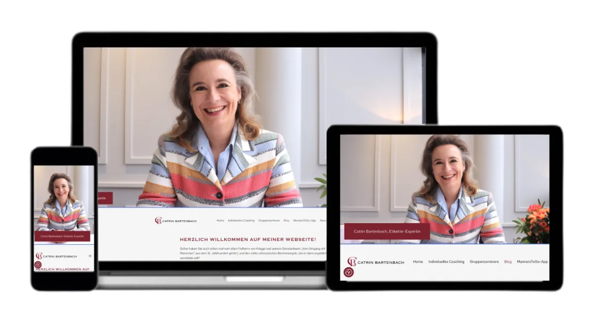 Webseite für Catrin Bartenbach