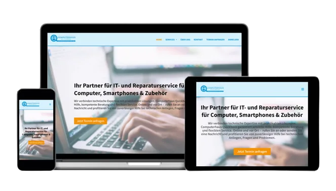 Webseite für Computerhaus Quickborn